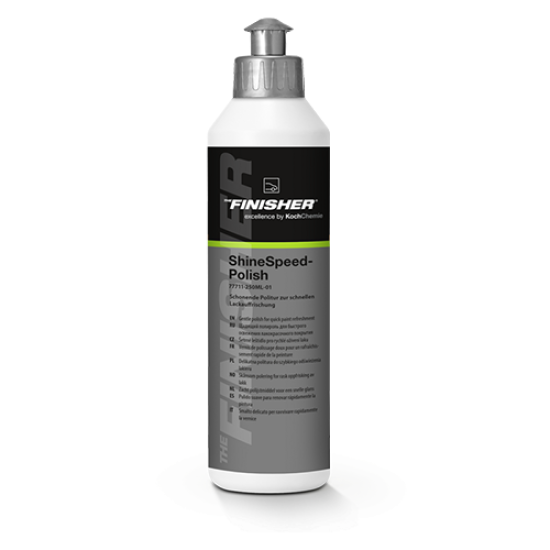 Το THE FINISHER ShineSpeedPolish (250ML) είναι ένα προϊόν διπλής δράσης που συνδυάζει την περιποίηση και την προστασία του χρώματος σε ένα μόνο βήμα Το THE FINISHER ShineSpeedPolish (250ML) είναι ένα προϊόν διπλής δράσης που συνδυάζει την περιποίηση και την προστασία του χρώματος σε ένα μόνο βήμα