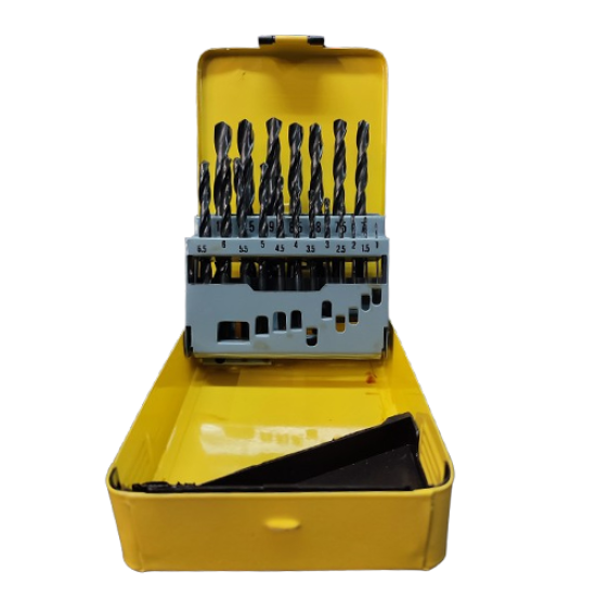 Σετ τρυπάνια DIN 338 HSS 1-10x0,5mm 19 τεμάχια
