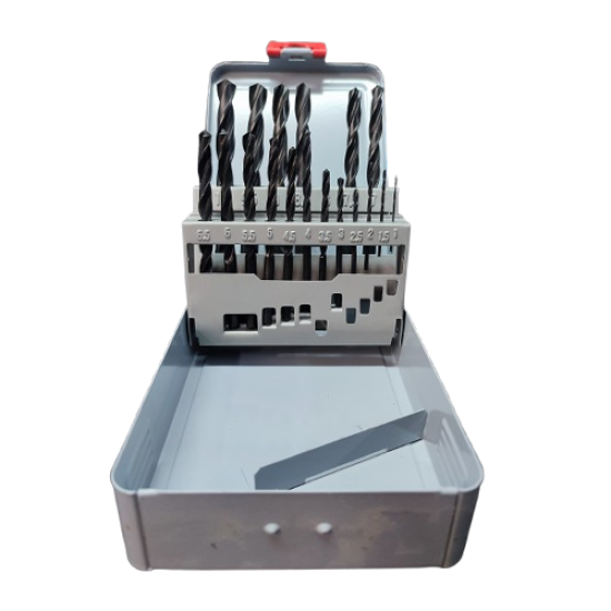 Σετ τρυπάνια DIN 338 HSS 1-10x0,5mm 19 τεμάχια