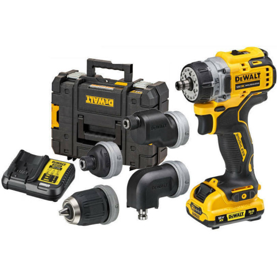 Δραπανοκατσάβιδο πολλαπλών κεφαλών 12 V DeWALT Δραπανοκατσάβιδο πολλαπλών κεφαλών 12 V DeWALT
