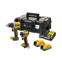 Σετ δραπανοκατσάβιδο και παλμικό βιδολόγος 18V DeWALT