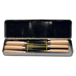 Λίμες σετ με ξύλινη λαβή 6 τεμ.