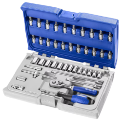 Συλλογή με καρυδάκια και μύτες 1/4" 42τμχ. EXPERT