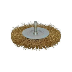 Συρματόβουρτσα τροχός με άξονα 1/4''