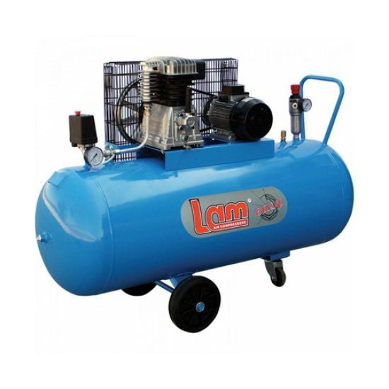 Αεροσυμπιεστής τροχήλατος με ιμάντα δικύλινδρος 3.0hp LAM