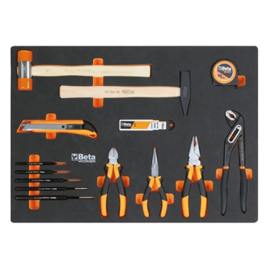 Τρόλεϊ με 6 συρτάρια, συλλογή 196 εργαλείων BETA