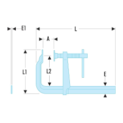 Σφιγκτήρας βίδας 12.000 N