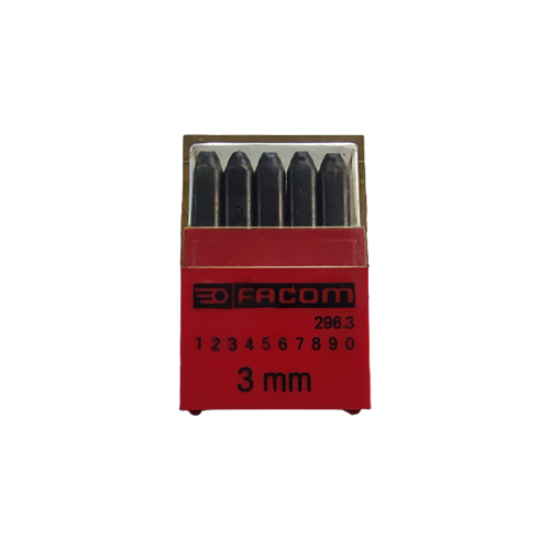 Αριθμοί χτυπητοί μπίλιες 3 mm FACOM