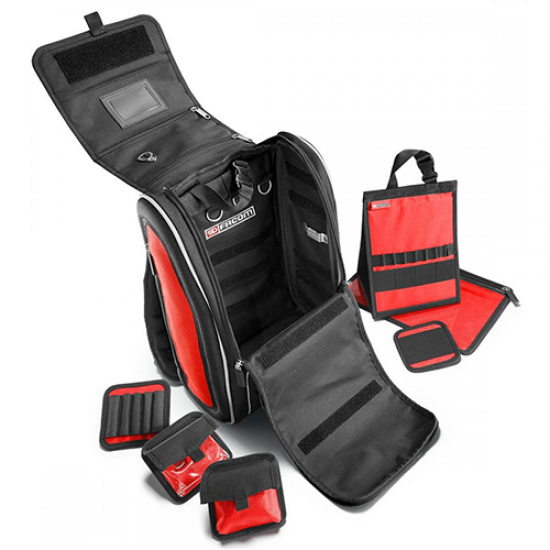 Εργαλειοθήκη υφασμάτινη πλάτης με θήκες