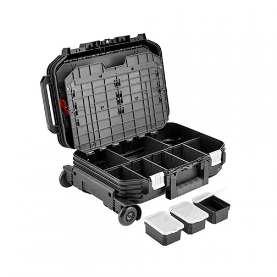 Βαλίτσα για εργαλεία με ροδάκια μονή