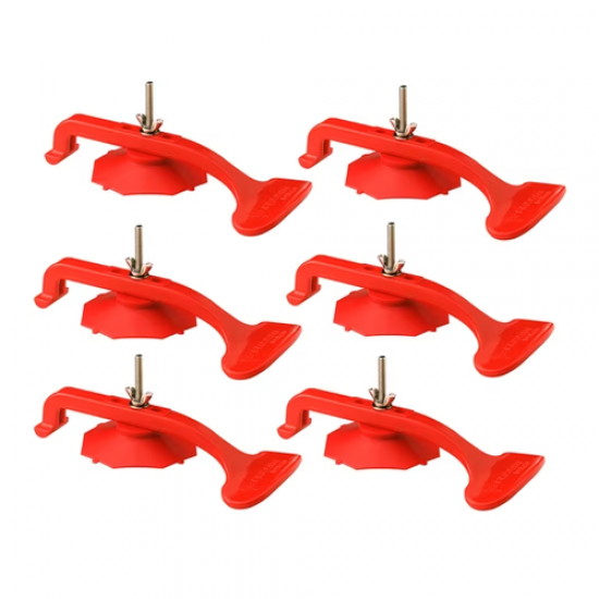 Σετ με 6 σφιγκτήρες με βεντούζα