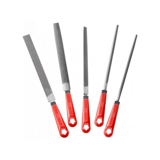 Σετ 5 λίμες Second Cut 200mm με χερούλι FACOM 