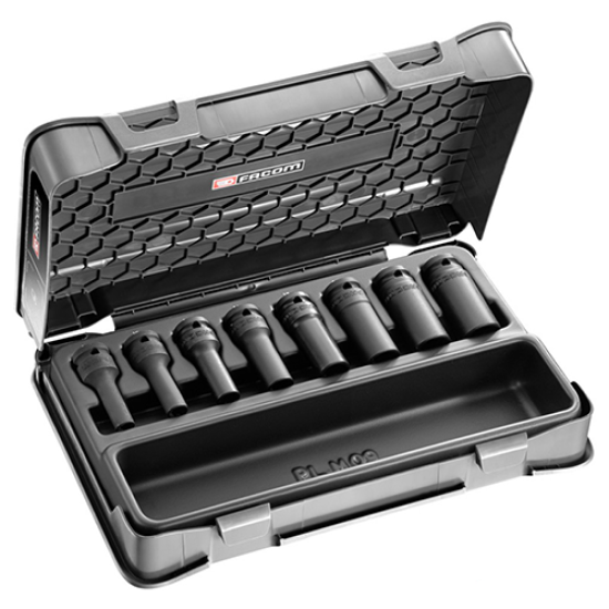 Σετ καρυδάκια κρούσης 1/2"  μακρύλαιμα για βίδες Torx E10-24 FACOM