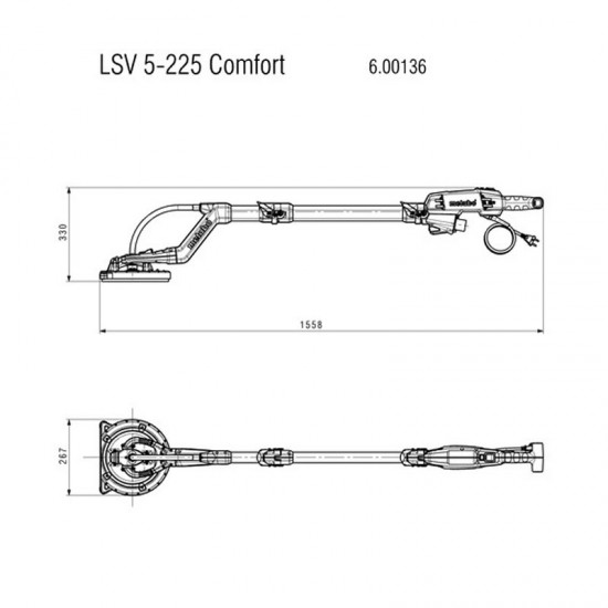 Τριβείο τοίχου τηλεσκοπικό 225mm LSV 5-225 Τριβείο τοίχου τηλεσκοπικό 225mm LSV 5-225