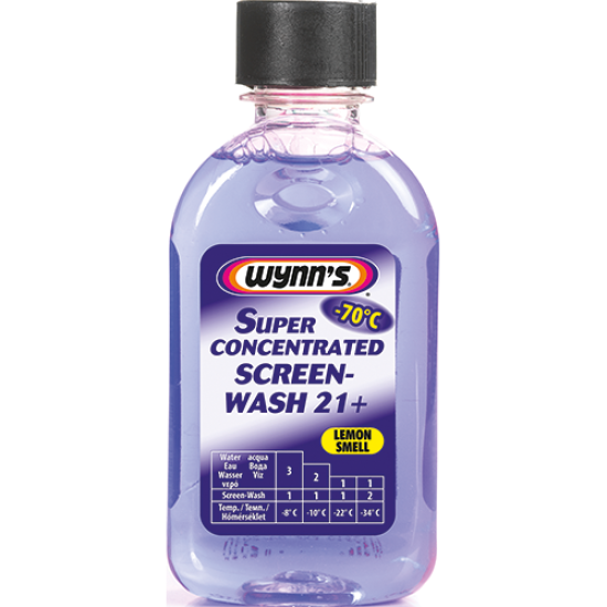 Συμπυκνωμένο καθαριστικό και αντιπαγωτικό παρμπρίζ 250ml